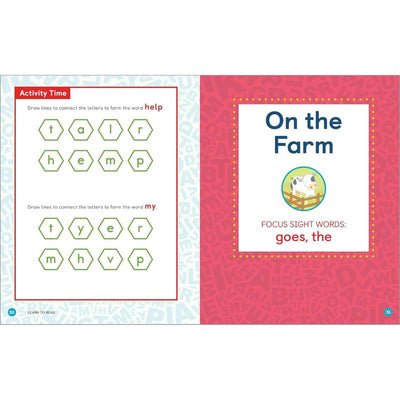 Learn to Read: Sight Words Storybook: 25 Simple Stories & Activities for Beginner Readers by Kimberly Ann Kiedrowski