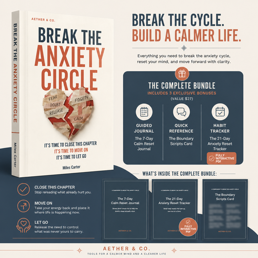 Break the Anxiety Circle: A Guide to Self-Love, Boundaries & Lasting Calm by Miles Carter