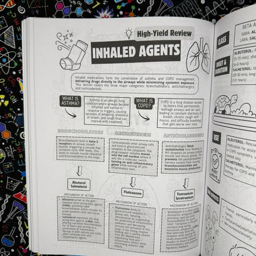 Top 200 Drugs: Pharmacology Coloring Book and Study Guide