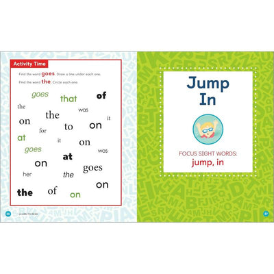 Learn to Read: Sight Words Storybook: 25 Simple Stories & Activities for Beginner Readers by Kimberly Ann Kiedrowski